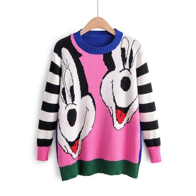 Mickey Mouse Sweater Loose Cartoon