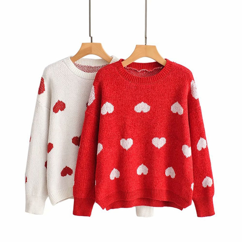 Pullovers Fashion Heart