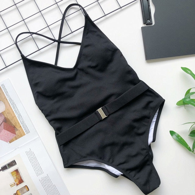 In-X Push up one piece swimsuit