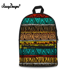 African Tribal Ethnic School Bag