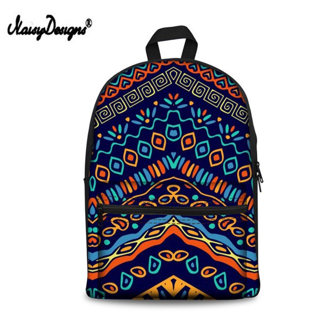 African Tribal Ethnic School Bag