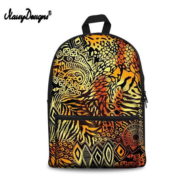 African Tribal Ethnic School Bag