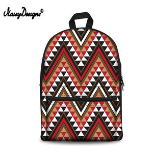 African Tribal Ethnic School Bag