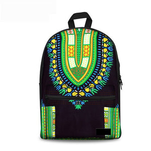 African Tribal Ethnic School Bag