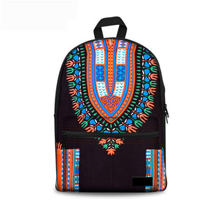 African Tribal Ethnic School Bag