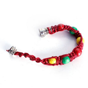 Portable Metal Bracelet Smoking Pipe Herb Weed Pipe Smoke Tobacco Pipes for Smoking Weed Cigarette Machine Smoking Accessories